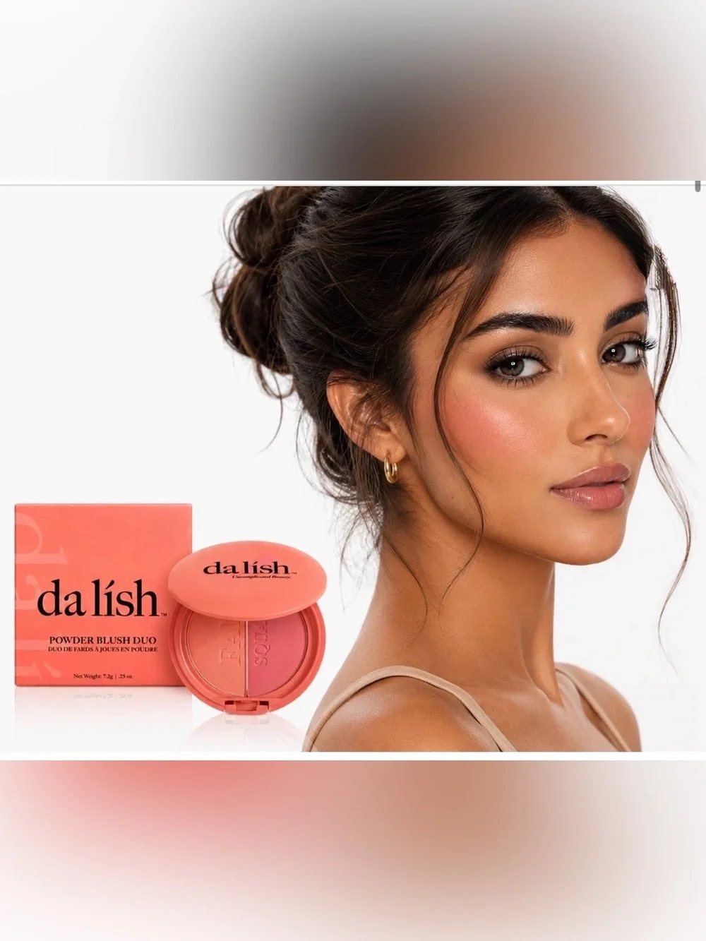 da lish  Powder Blush Duo in Shade Rose all Day NIB